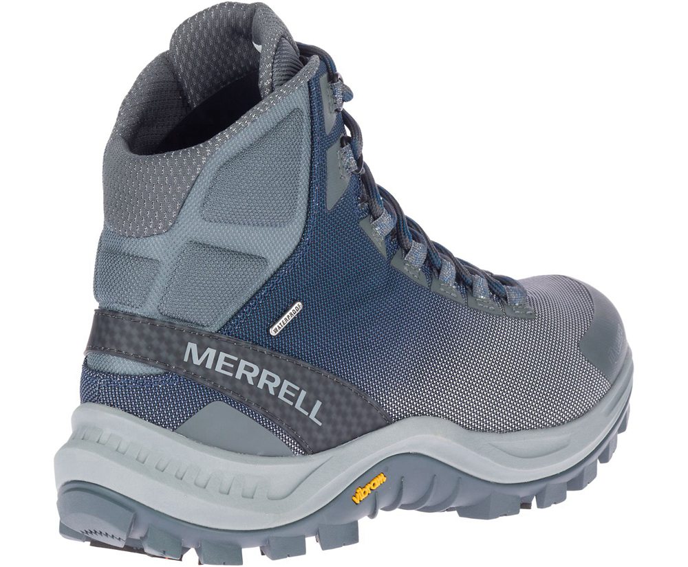 Botas Homem - Merrell Thermo Cross 2 Mid Waterproof - Cinzentas - PUZ205738